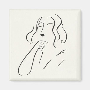 Íman Estudo Simples - Esquema de uma Mulher