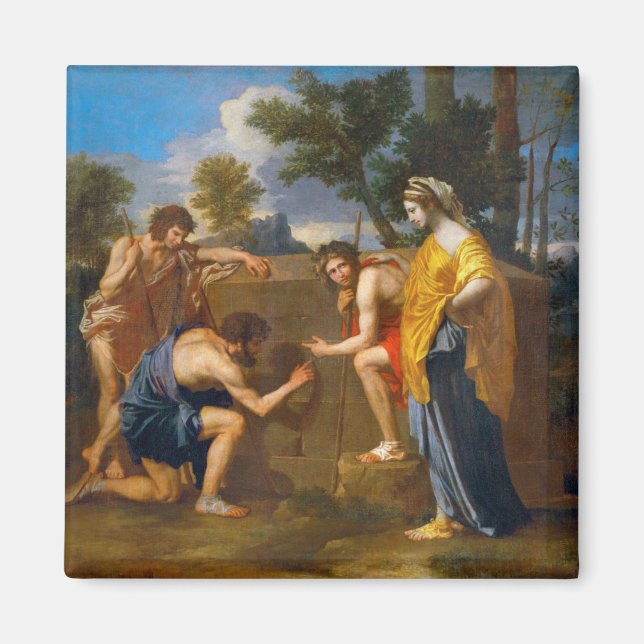 Íman Et em Arcadia ego, Poussin (Frente)