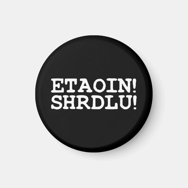 ÍMAN ETAOIN! SHRDLU! (Frente)