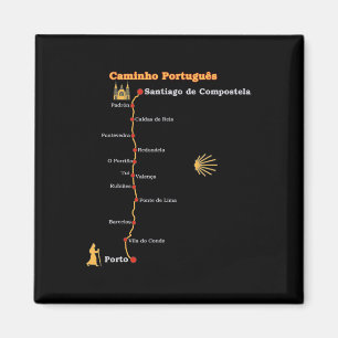 Íman Etapas da Rota Caminho Português De Santiago Camin