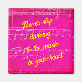 Íman Etapas Musicais - Magneta Encantadora De Cha-Cha