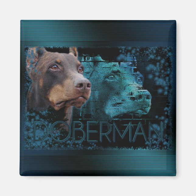 Íman Eternidade - Doberman (Frente)