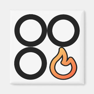 Íman Etiqueta de Controle de Gravador Frente Direita do