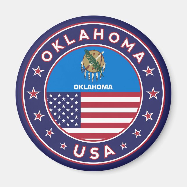 Íman Etiqueta de Oklahoma, capa de telefone (Frente)