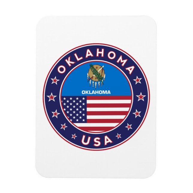 Íman Etiqueta de Oklahoma, capa de telefone (Vertical)