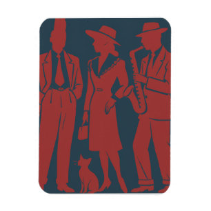 Íman Etiqueta de presentes Zazous