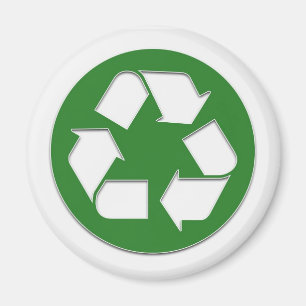 Íman etiqueta do reciclar