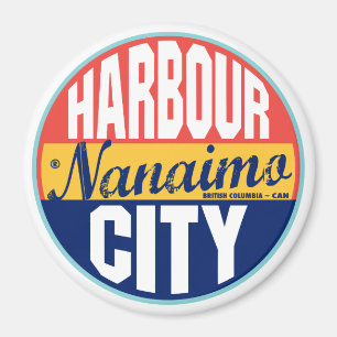 Íman Etiqueta do vintage de Nanaimo