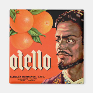 Íman Etiqueta Laranja Otello