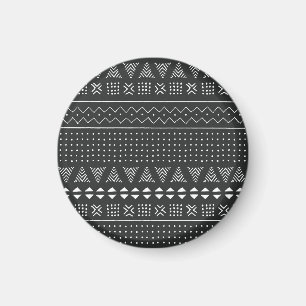 Íman Etnia tribal: padrão branco negro.