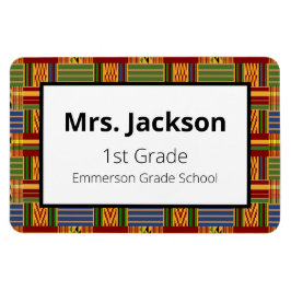 Íman Étnica Kente K84 Professora 1rua Grau