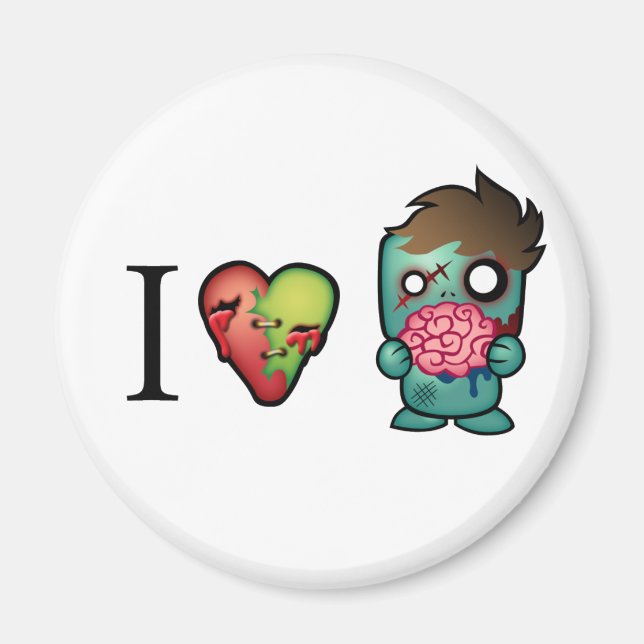 Íman Eu <3 Cérebros- Zombies Estão Em Todo Lugar! (Frente)