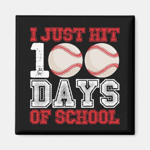 Íman Eu Acabei de Completar 100 Dias de Beisebol Escola
