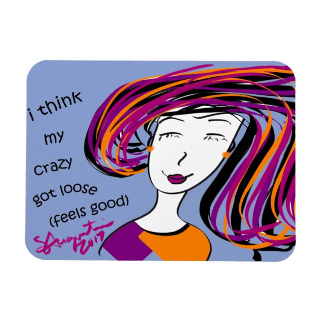 ÍMAN  EU ACHO QUE MINHA LOUCA SE PERDEU (Horizontal)