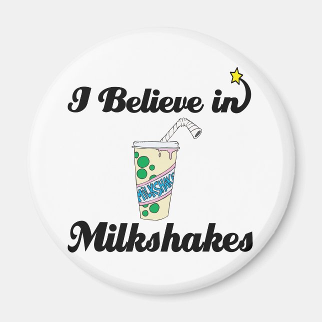 Íman eu acredito em milkshakes (Frente)