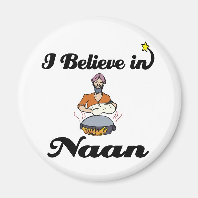 Íman eu acredito no pão naan (Frente)