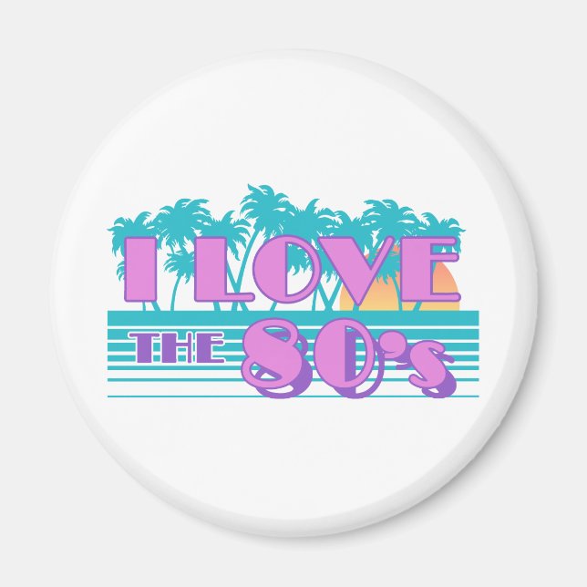 Íman Eu Adoro A anos 80 (Frente)