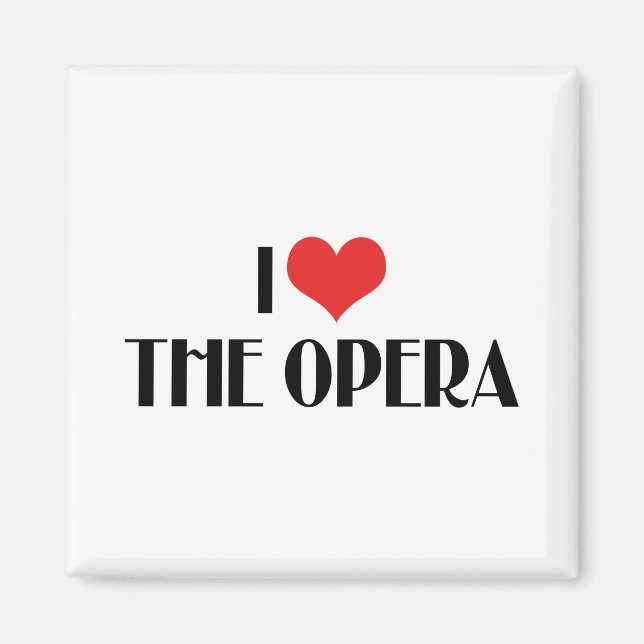 Íman Eu Adoro A Ópera (Frente)
