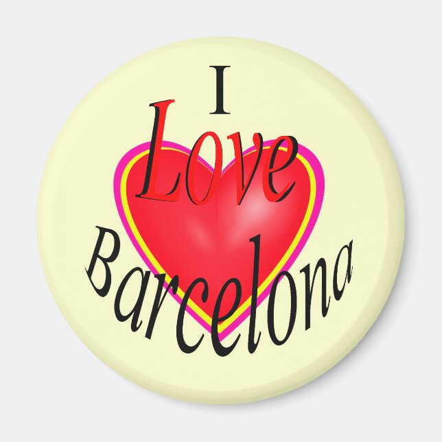 Íman Eu Adoro Barcelona! (Frente)