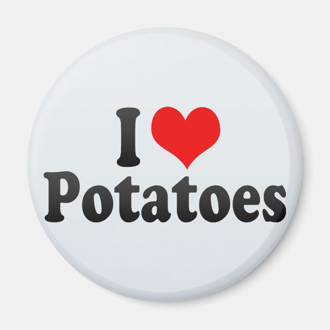 Íman Eu Adoro Batatas (Frente)