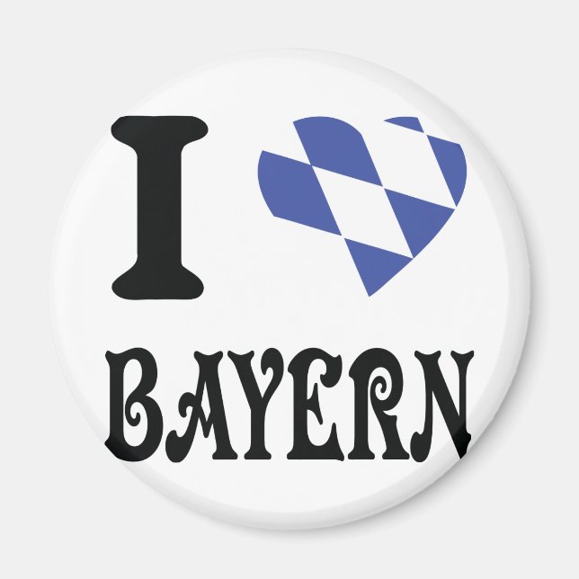 Íman Eu adoro Bayern (Frente)