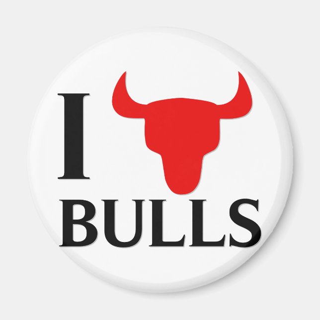 Íman Eu Adoro Bulls (Frente)
