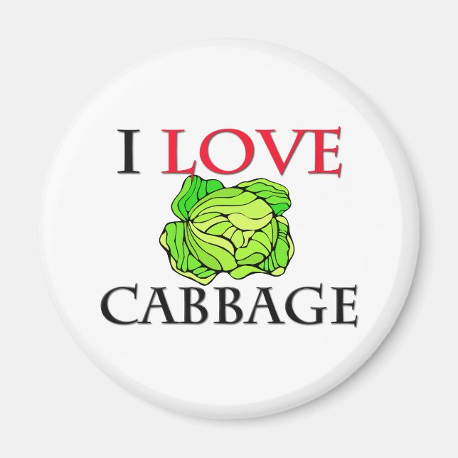 Íman Eu Adoro Cabbage (Frente)