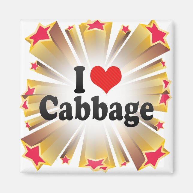 Íman Eu Adoro Cabbage (Frente)
