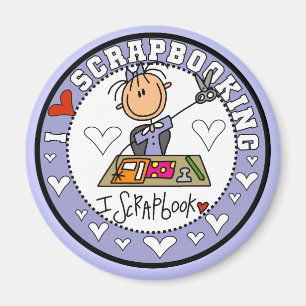 Íman Eu adoro Camisetas e presentes