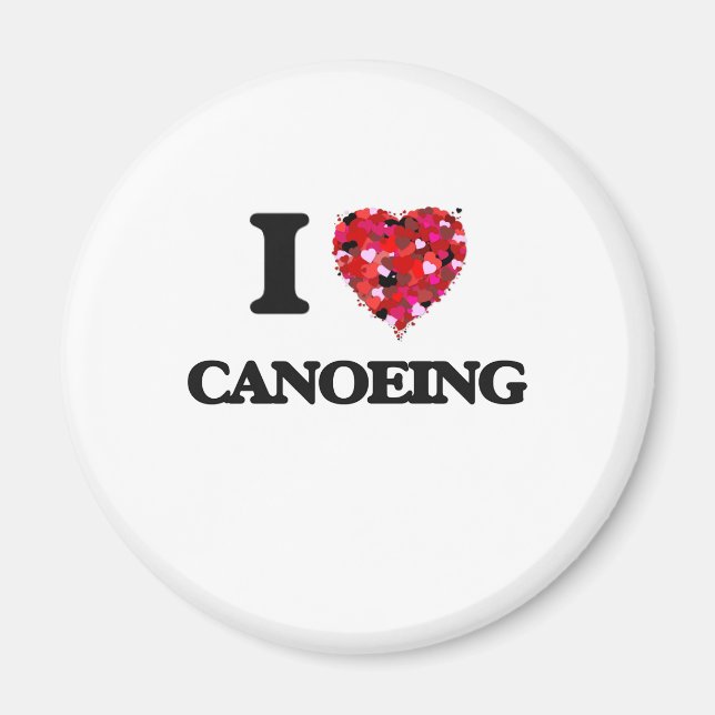 Íman Eu adoro Canoagem (Frente)