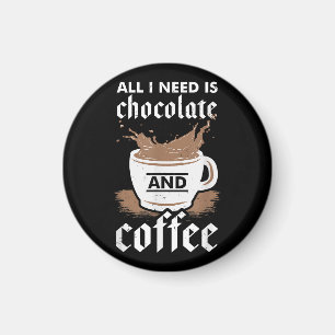 Íman Eu Adoro Chocolate E Café