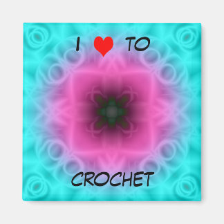 Íman Eu Adoro Crochet Magnet