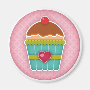 Íman Eu adoro Cupcakes Magnet