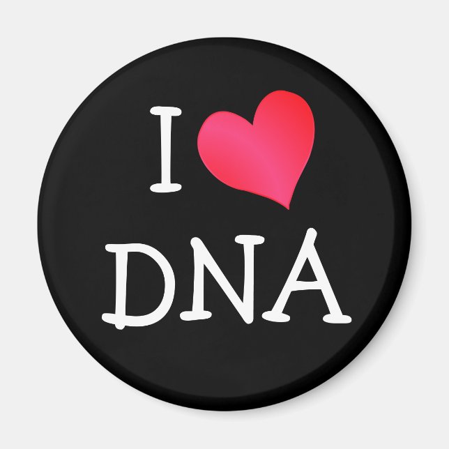 Íman Eu adoro DNA (Frente)