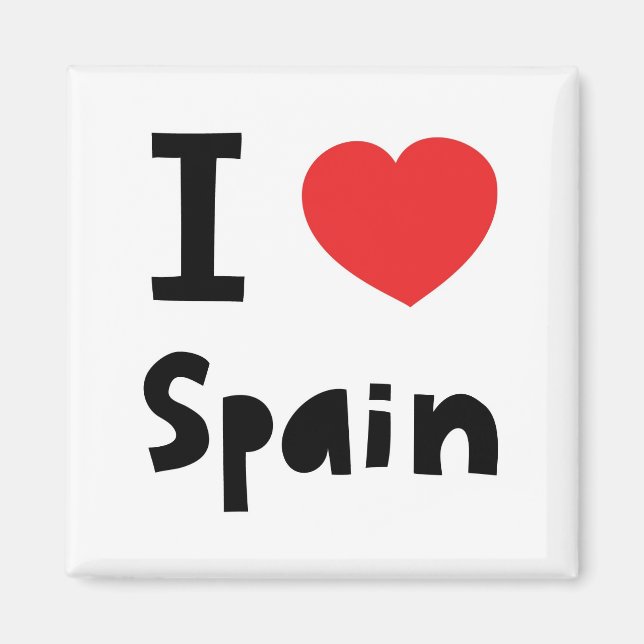 Íman Eu adoro Espanha (Frente)