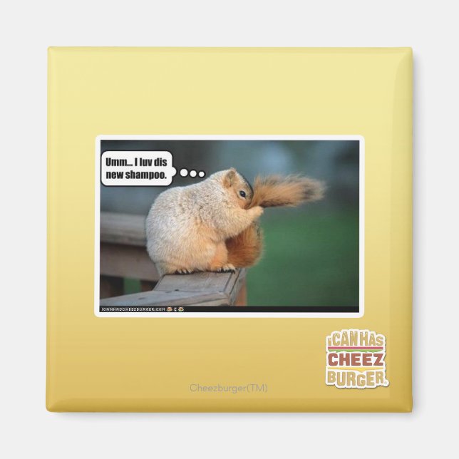 Íman Eu adoro esse novo xampu (Frente)