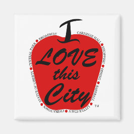 Íman Eu adoro este magnata da cidade