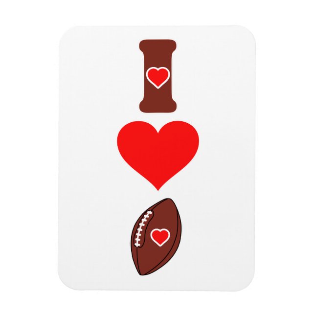 Íman Eu adoro futebol (Vertical)