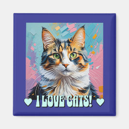 Íman Eu Adoro Gatos!