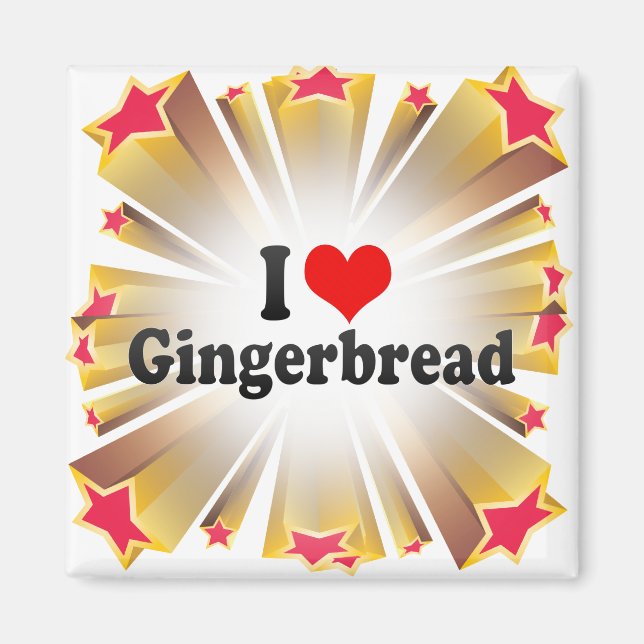 Íman Eu Adoro Gingerpão (Frente)