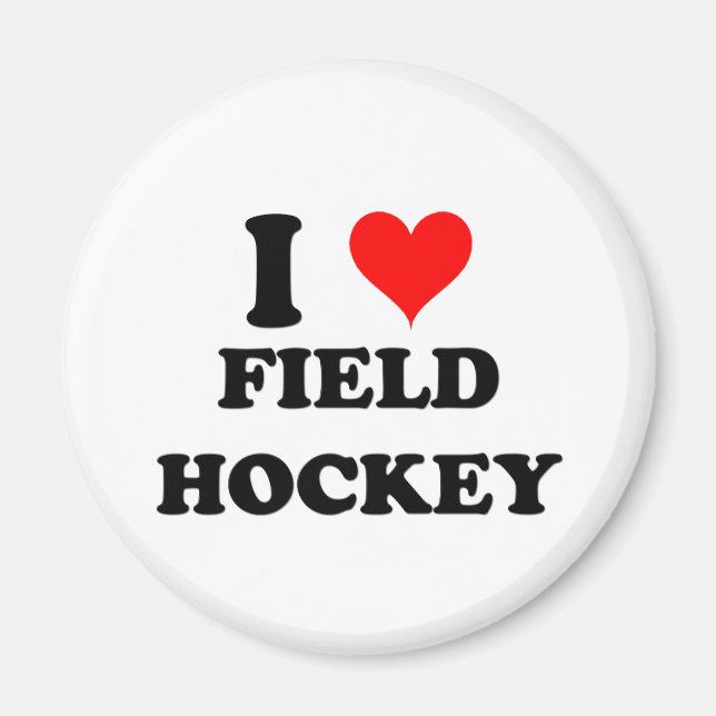 Íman Eu adoro Hockey de Campo (Frente)