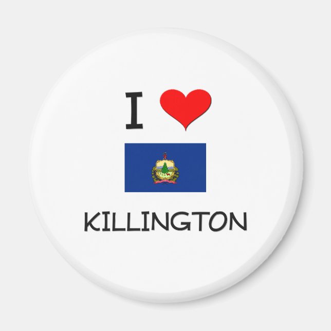 Íman Eu Adoro Killington Vermont (Frente)