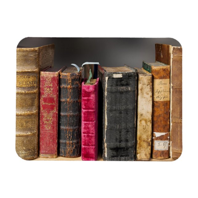 Íman Eu adoro ler, livros antigos (Horizontal)