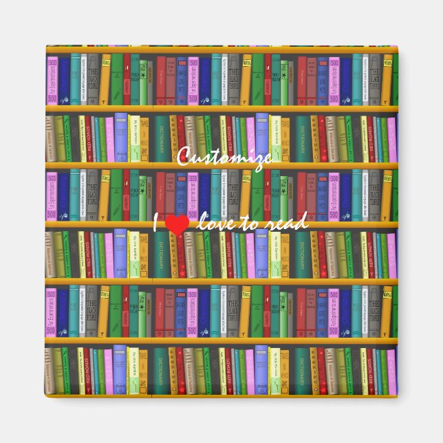 Íman Eu adoro ler livros Thunder_Cove (Frente)