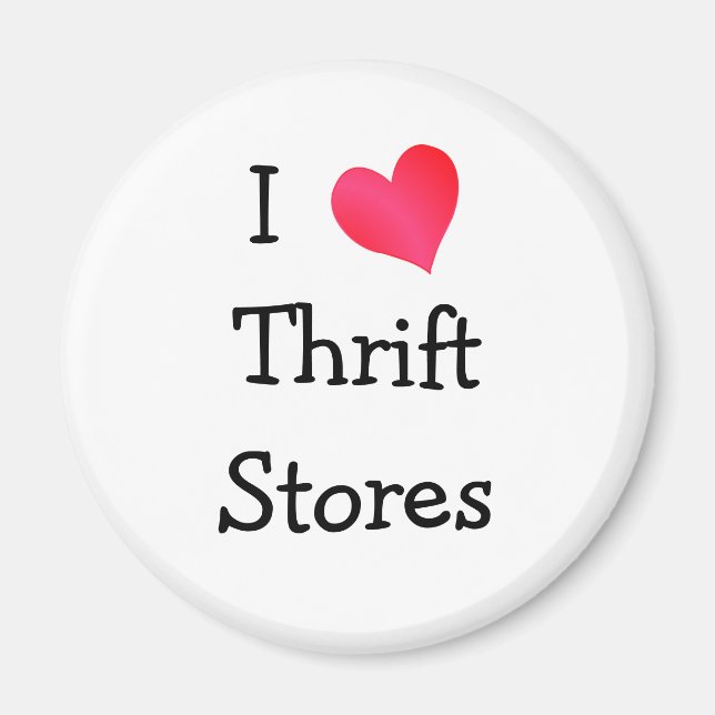 Íman Eu Adoro Lojas De Thrift (Frente)