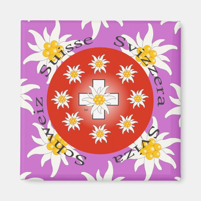 Íman Eu adoro Magnet Suiça (Frente)