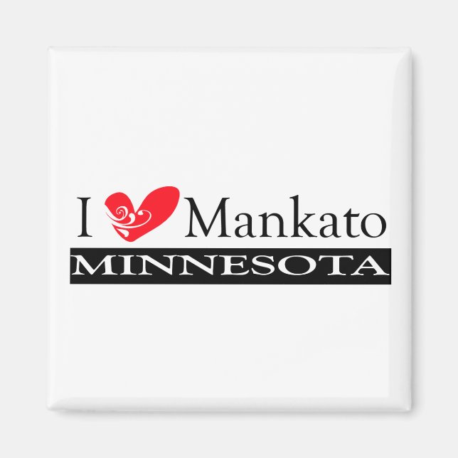 Íman Eu Adoro Mankato Minnesota (Frente)