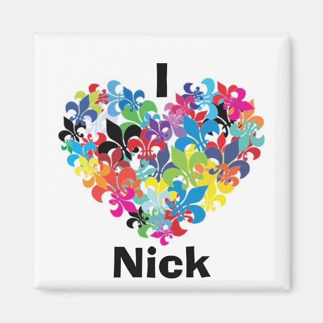 Íman Eu adoro nick (Frente)