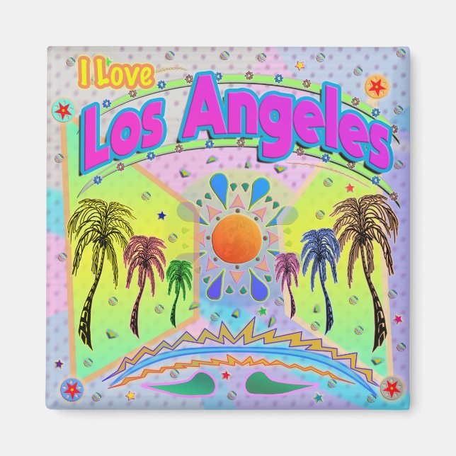 Íman Eu adoro o anjo calmo de Los Angeles (Frente)