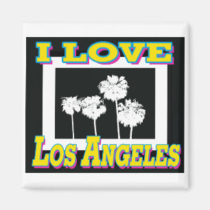 Íman Eu adoro o Design de Los Angeles nº 5 Magnet